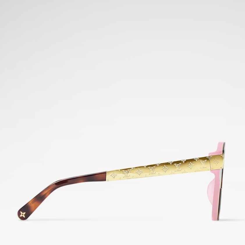 L0vis Vvtt0n LV Petit Soupcon Square Sunglasses Dark Tortoise For Women Z3265W