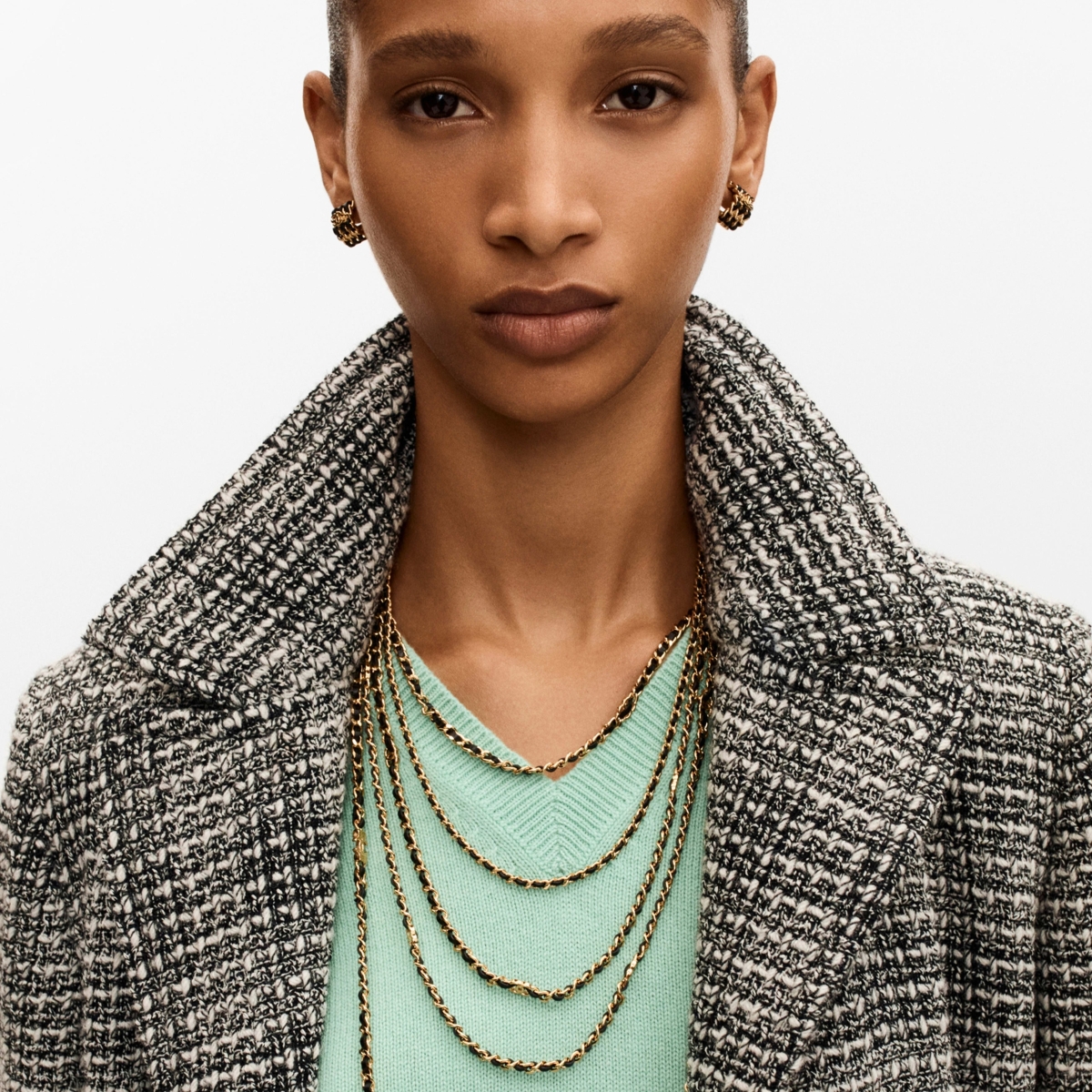 Ch**el Necklace Gold Hardware For Women ABH241-B23469-U7516