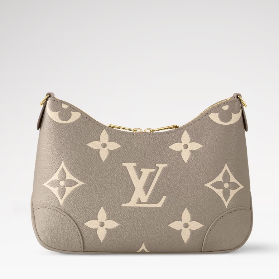 L0vis Vvtt0n Boulogne PM Crossboy Bag 10.2in/ 26cm Dove Gray/ Cream Gold Hardware For Women M13224