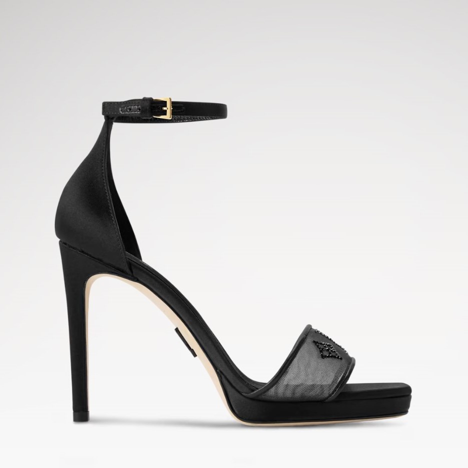 L0vis Vvtt0n Gala Platform Sandals Black For Women 1AJM18