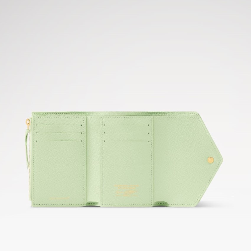 L0vis Vvtt0n Victorine Wallet Monogram Origine Vert Asnières For Women 4.7in/12cm M27681