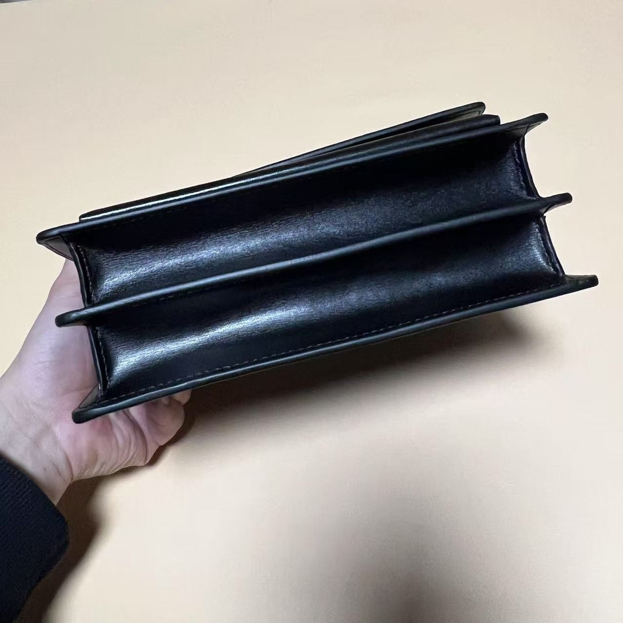 Sa1nt Lau*nt Sunset Medium Chain Bag Black For Women‎ 8in/20cm 442906D420N1000