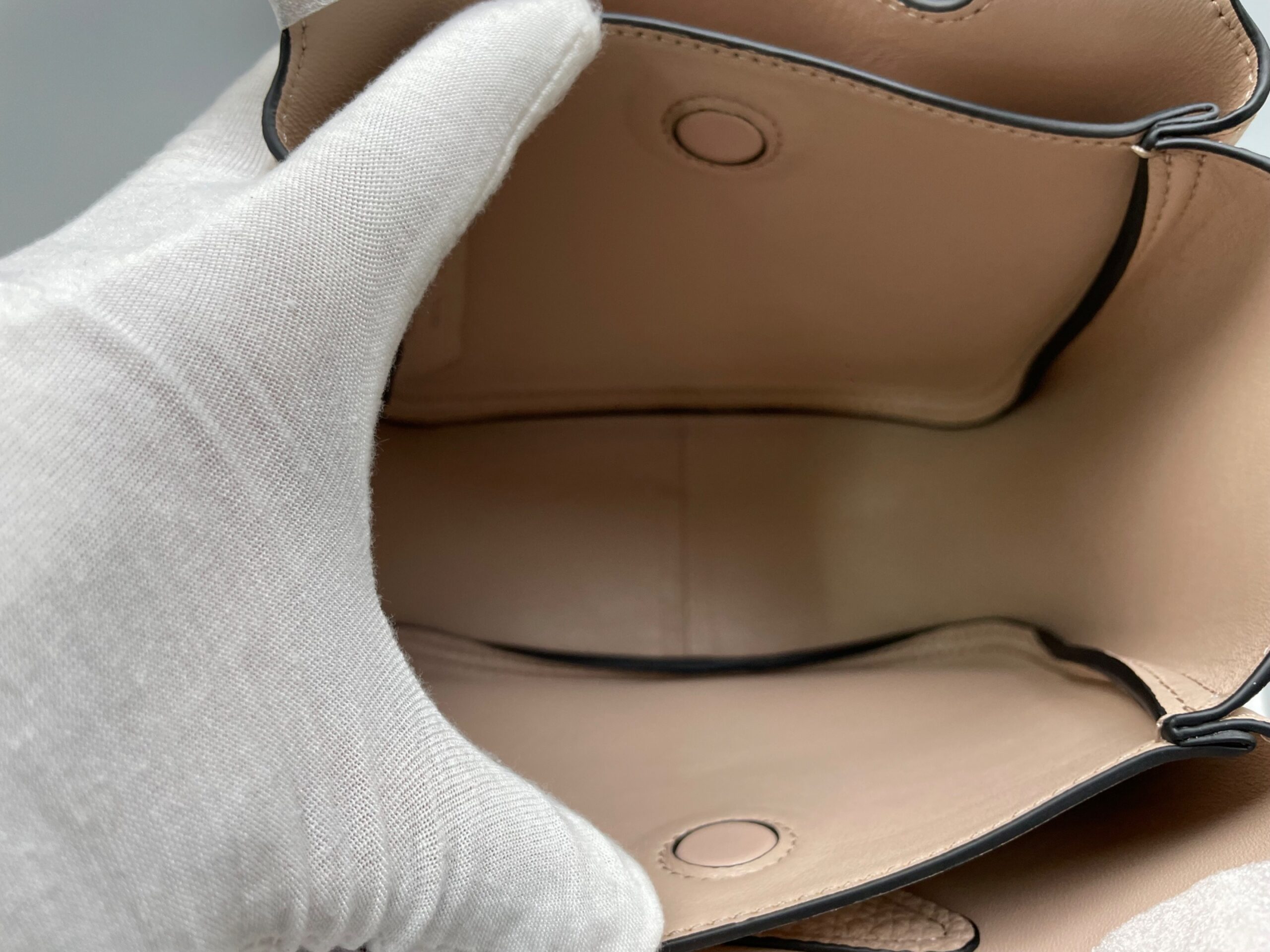 Pra*a Mini Tote Beige For Women, Women’s Bags 7.5in/19cm