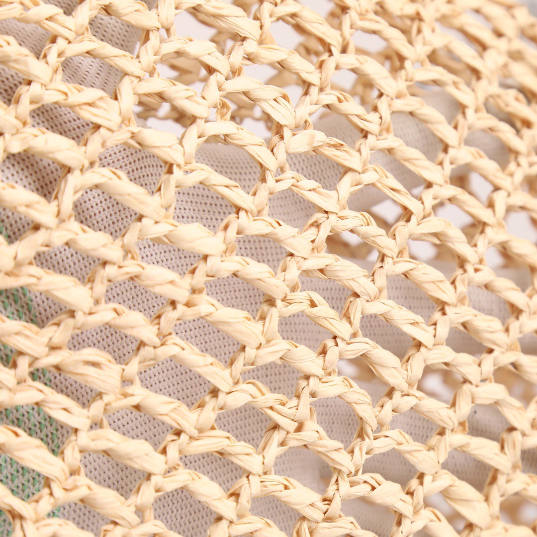 Pra*a Raffia Tote Bag Beige For Women 1BG424_2A2T_F0018_V_OOO – 20 Inches / 51 Cm