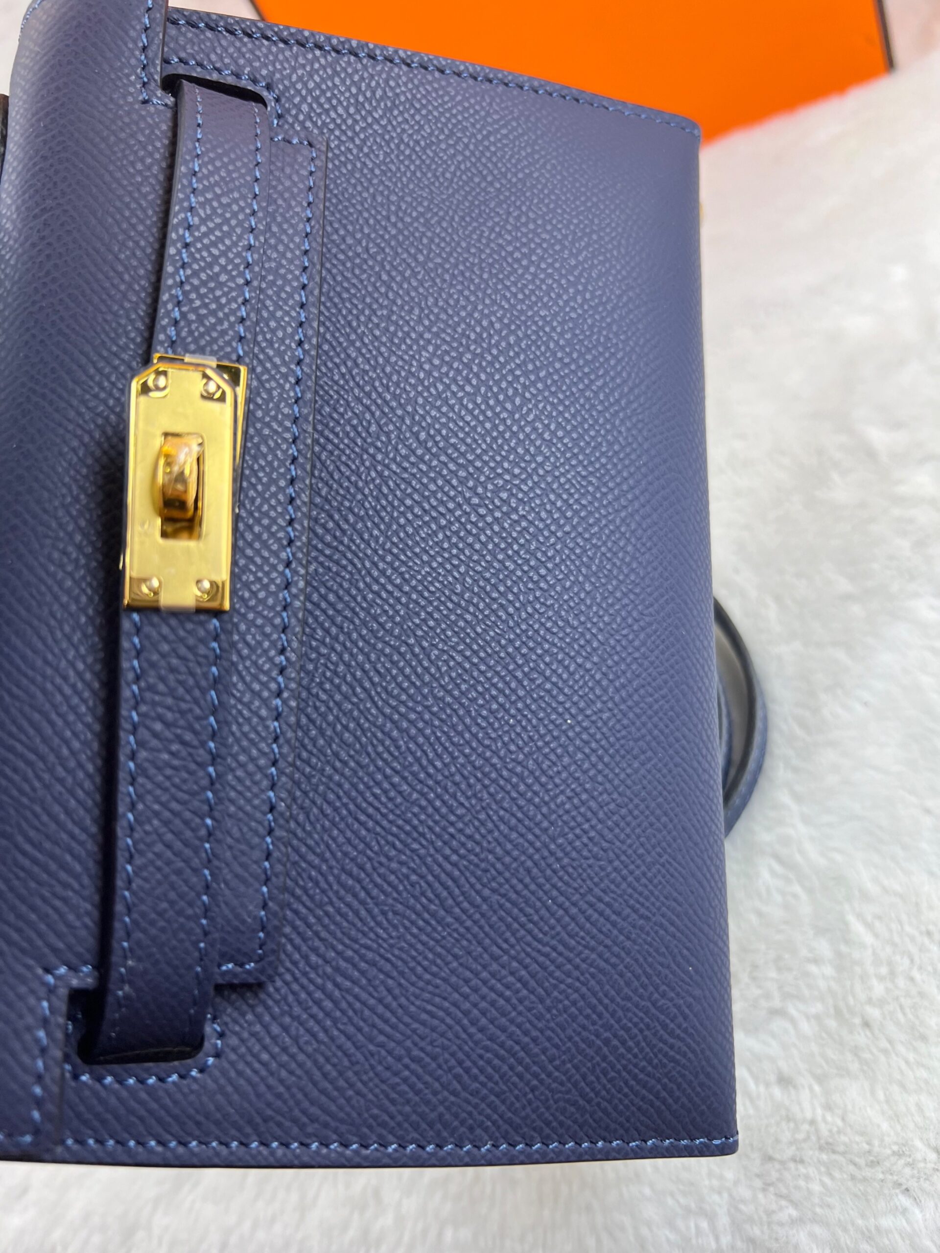 H**me5 Kelly 19 Blue France Epsom Bag For Women, Women’s Handbags, Shoulder Bags 7.5in/19cm