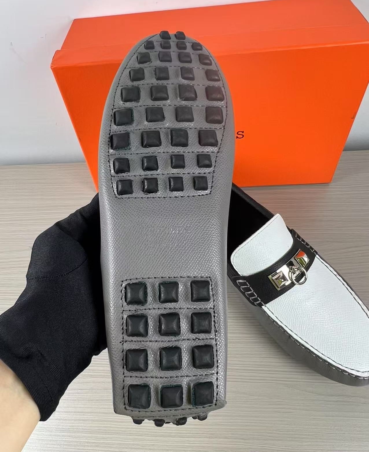 H**me5 Irving Loafer Grey/White For Men