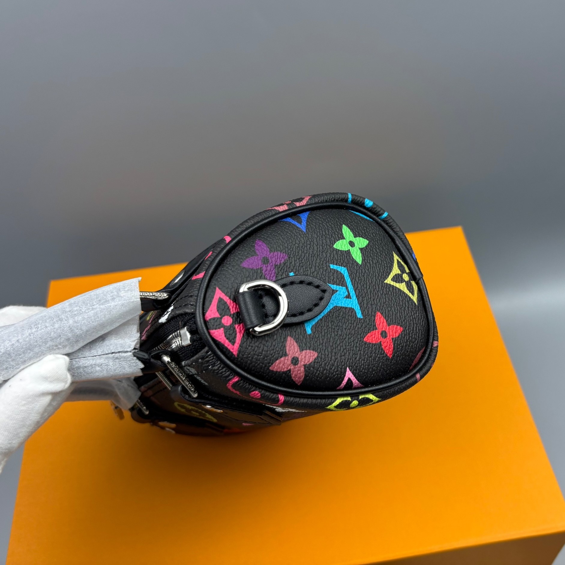 L0vis Vvtt0n LV x TM Nano Speedy Bag Multicolore Noir For Women 6.3in/16cm M13406