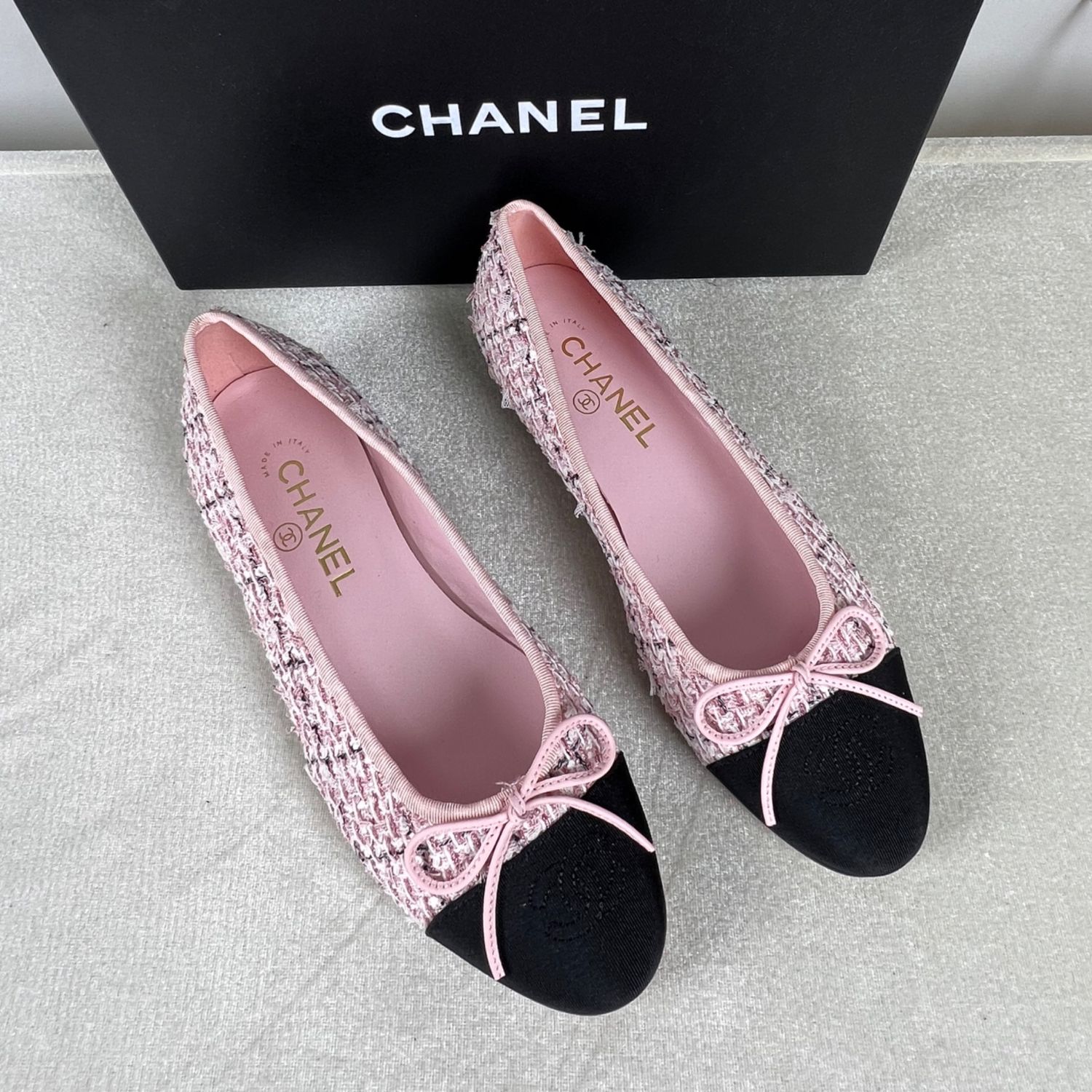 Ch**el Ballet Flats Pink For Women