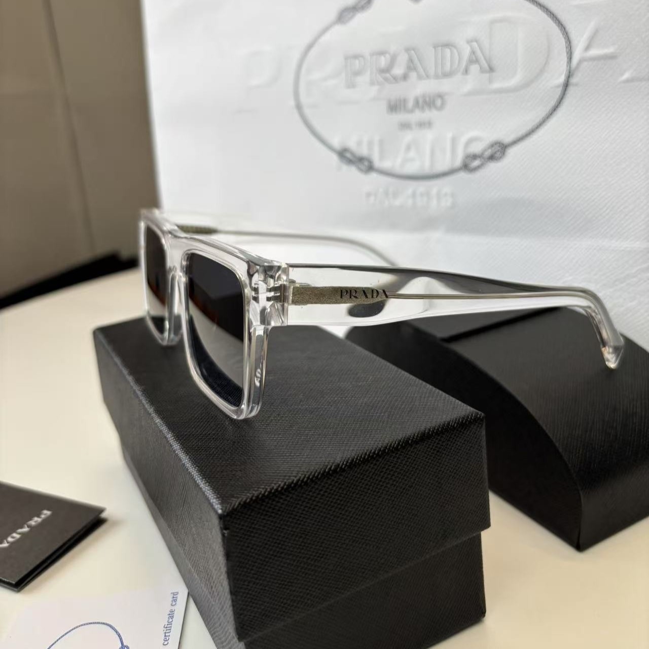 Pra*a Sunglasses Exclusive White For Women