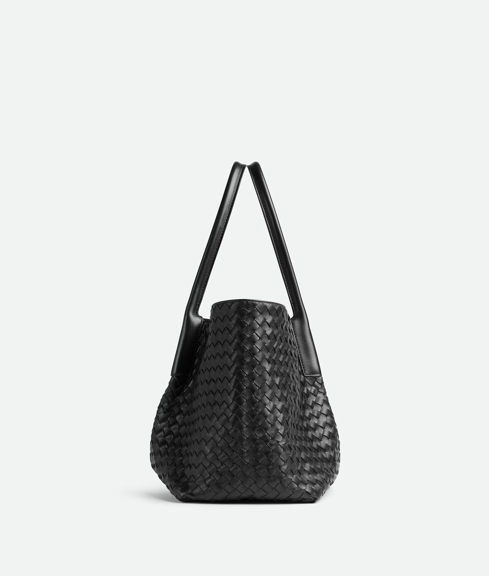 [True-to-ORIGINAL] B0tt*ga Ven*ta Medium Pinacoteca Black For Women 43cm/16.9in – 817166V5AG11206