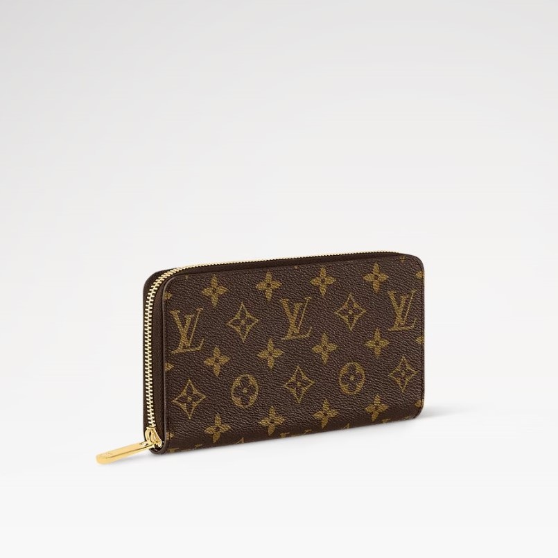 L0vis Vvtt0n Zippy Wallet Monogram Canvas For Women, Women’s Wallet 4.1in/10.5cm LV M42616