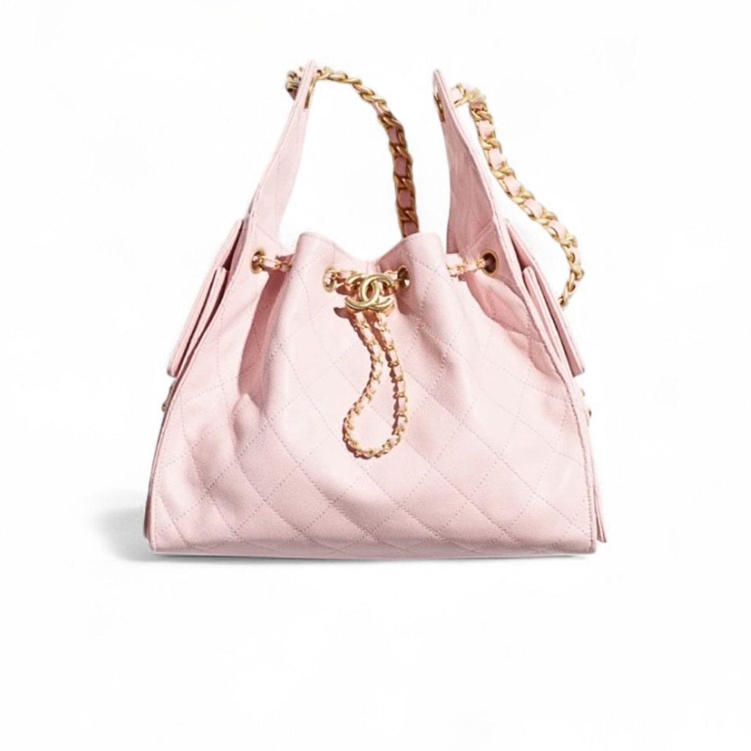 Ch**el 25 Small Handbag Light Pink For Women 10.2in/26cm AS5293-B20304-NAGEO