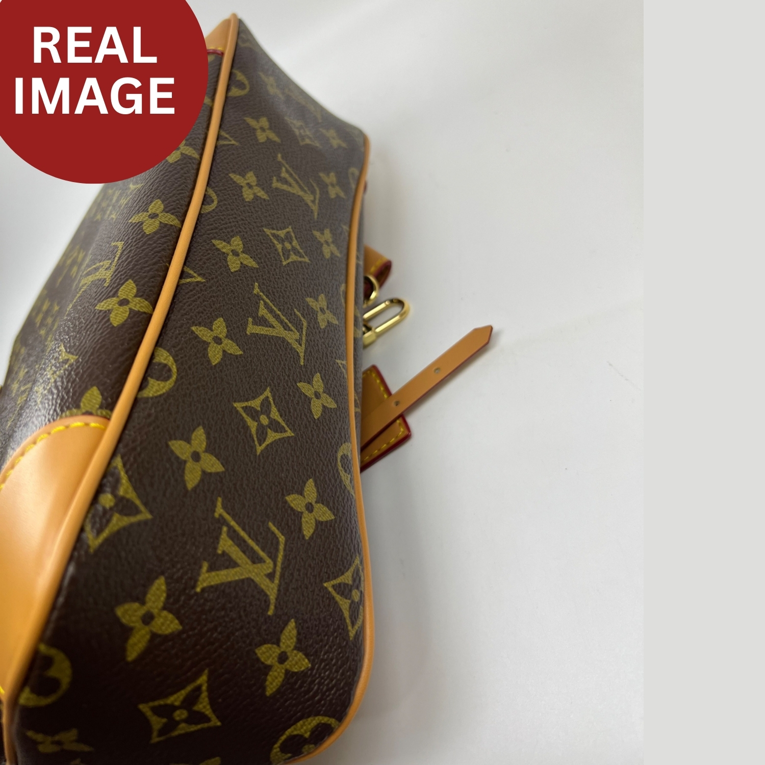 L0vis Vvtt0n Odeon MM Monogram Canvas Brown For Women 12.2in/31cm M45355