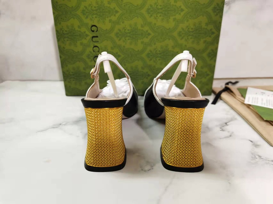 Gvc*1 Women’s Two-Tone Bow Pumps Black For Women GG