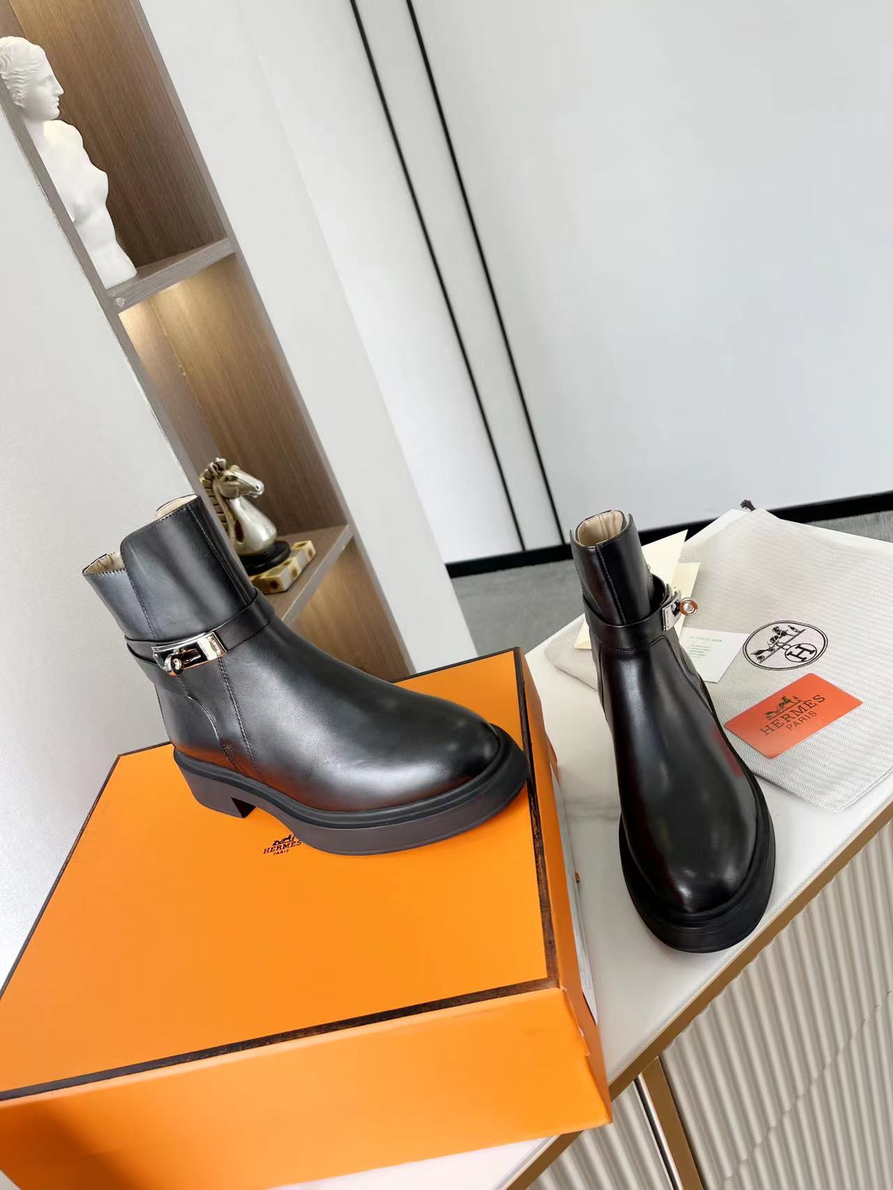 H**me5 Veo Ankle Boots Black For Women, Women’s Shoes H221827ZH01435