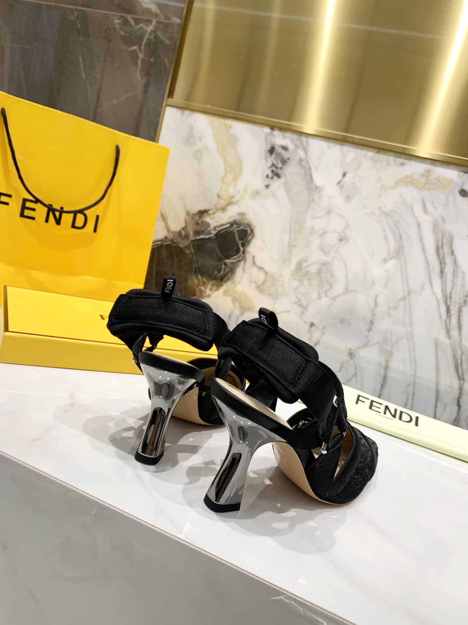 F**di Colibri Micromesh Black For Women FF