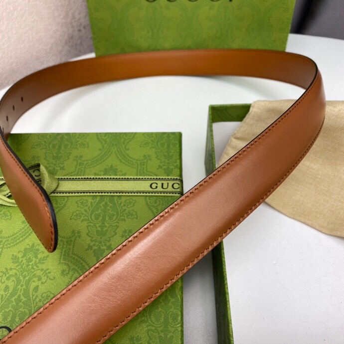 Gvc*1 Blondie Belt Brown, GG Women Belt ‎690557 US10G 8351