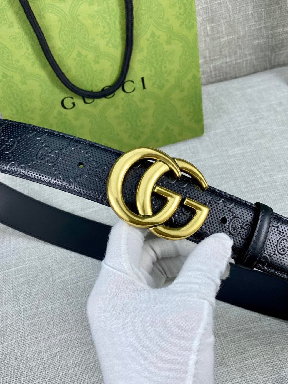 Gvc*1 Signature Belt Black For Women, Women Belt