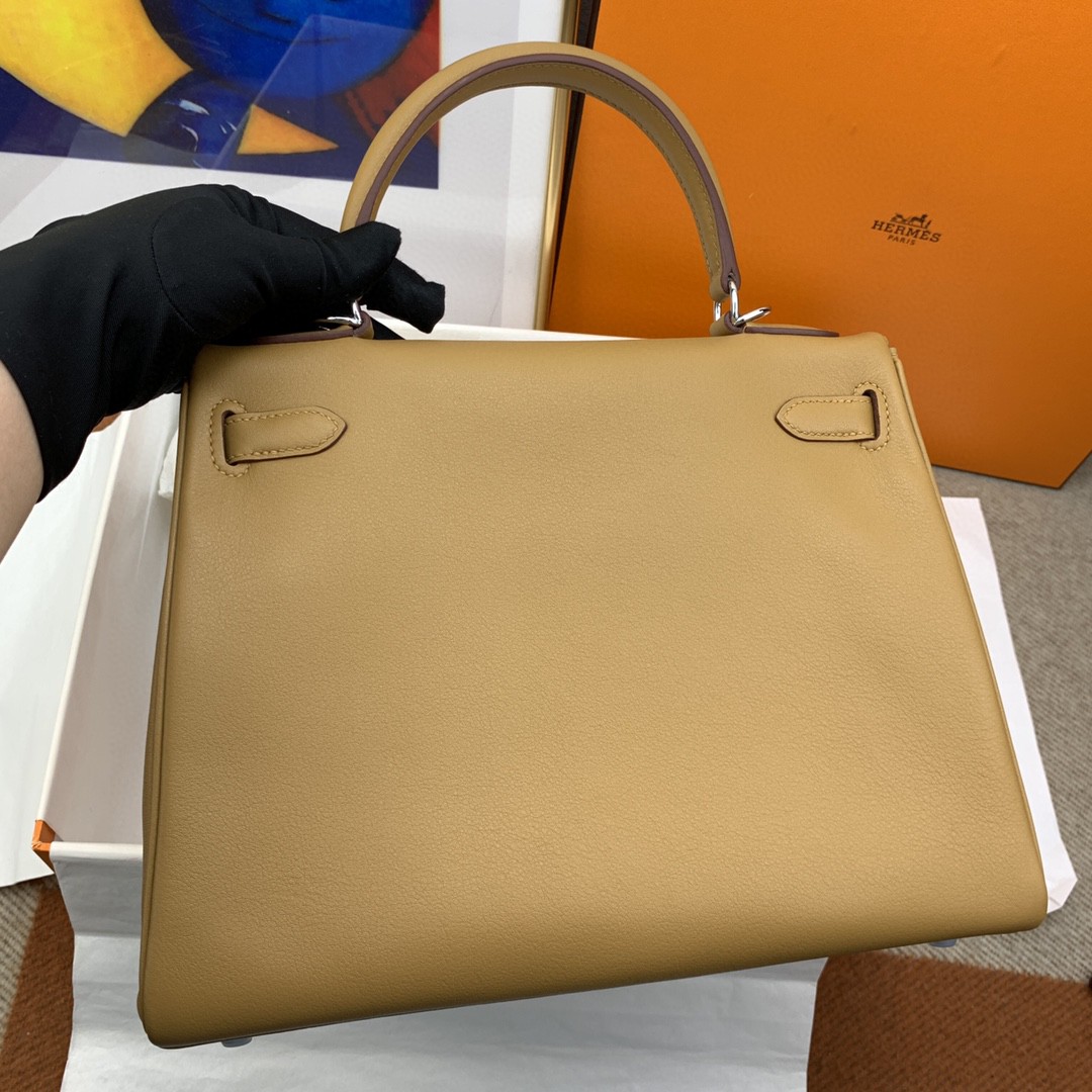 H**me5 Kelly 28 Evercolor Gold Bag For Women, Women’s Handbags, Shoulder Bags 11in/28cm