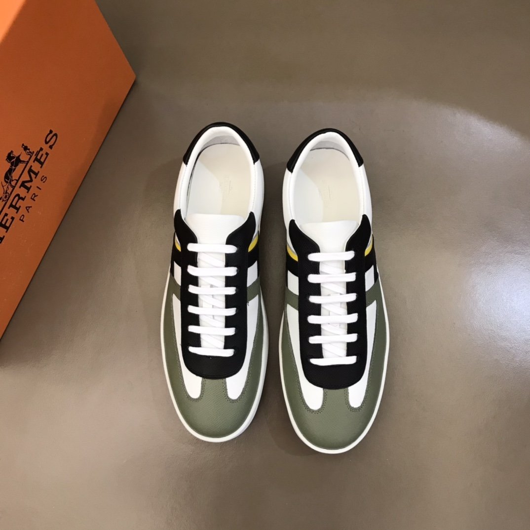 H**me5 Boomerang Sneaker White/Green/Black For Men H211861ZHLN400