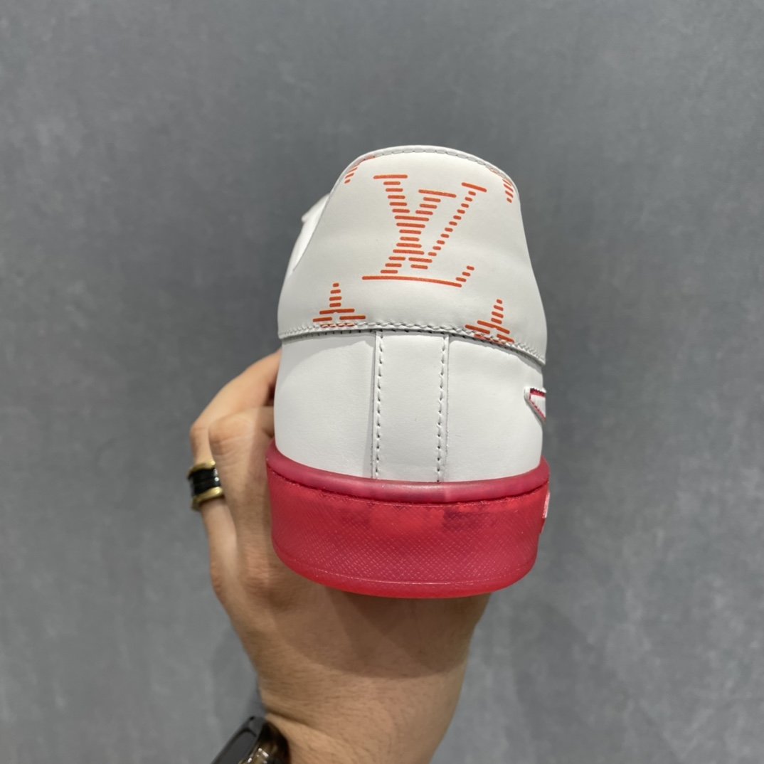 L0vis Vvtt0n Luxembourg Samothrace Sneaker Red For Men LV