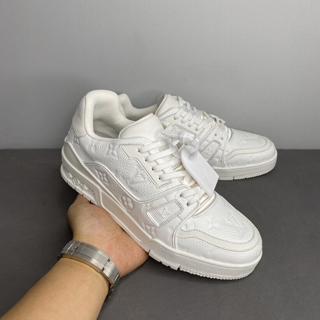 L0vis Vvtt0n Trainer Sneaker Mix Of Materials White Virgil Abloh For Men LV