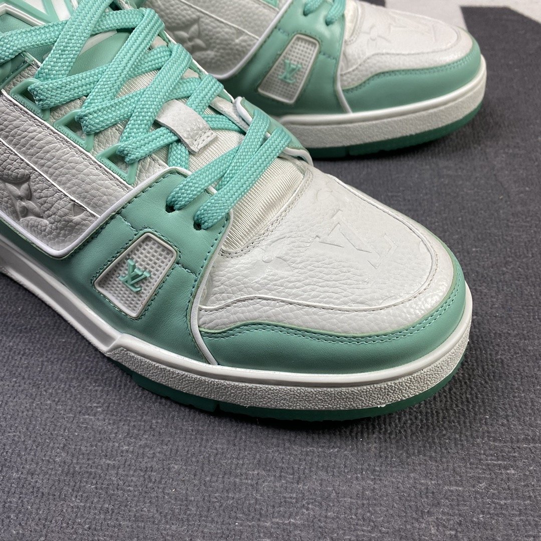 L0vis Vvtt0n Trainer Sneaker Rubber Monogram Mint Virgil Abloh For Men LV
