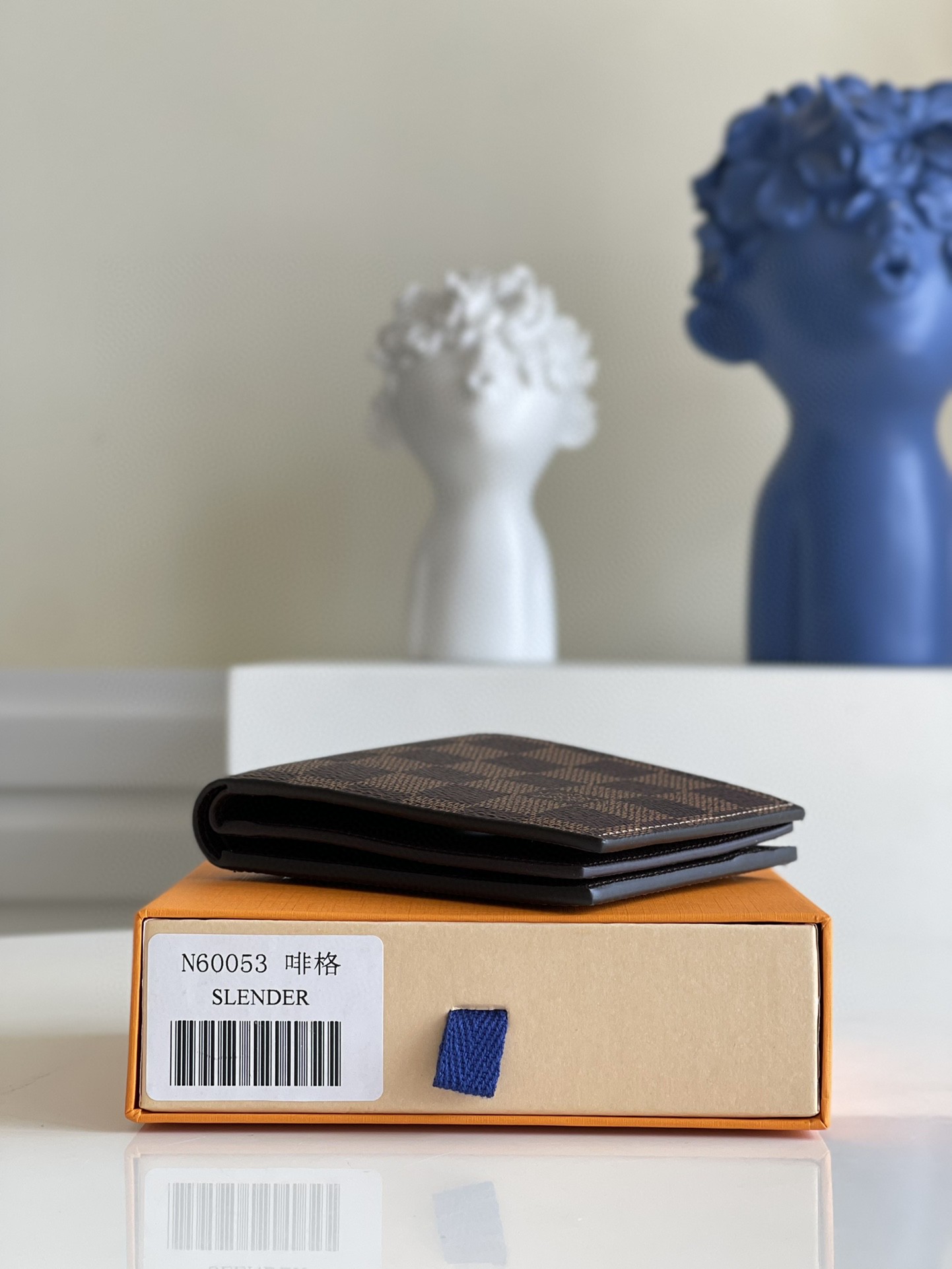 L0vis Vvtt0n Amerigo Wallet Damier Ebene For Men, Men’s Wallet 4.7in/11.5cm LV