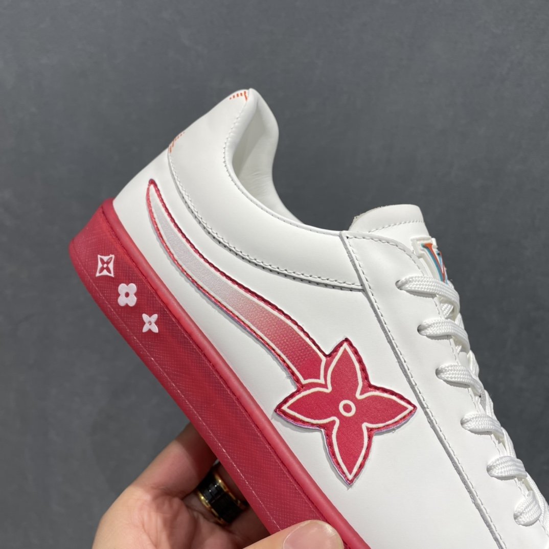 L0vis Vvtt0n Luxembourg Samothrace Sneaker Red For Men LV