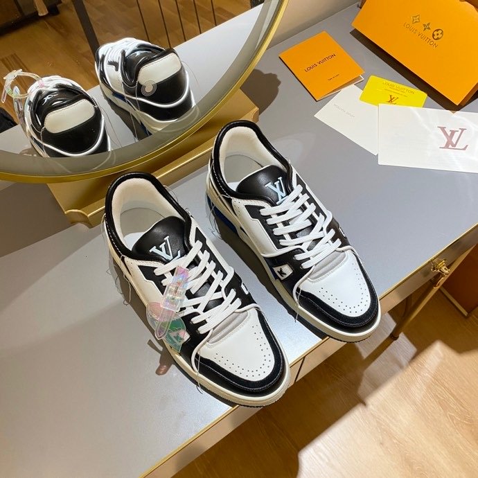 L0vis Vvtt0n Trainer Sneaker Black/White Virgil Abloh For Men LV