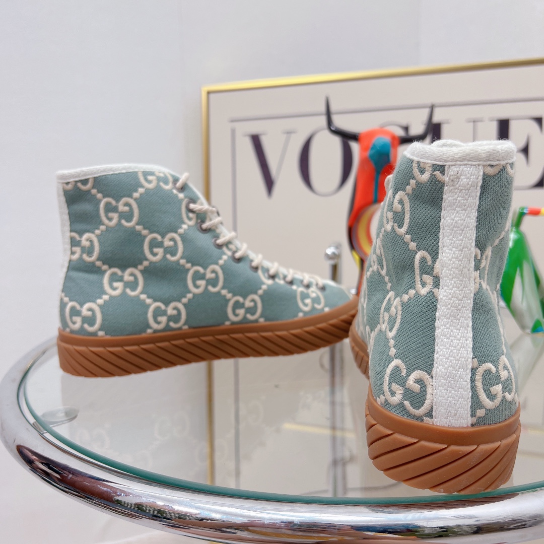 Gvc*1 Women’s High-Top Maxi GG Sneaker Grey For Women GG