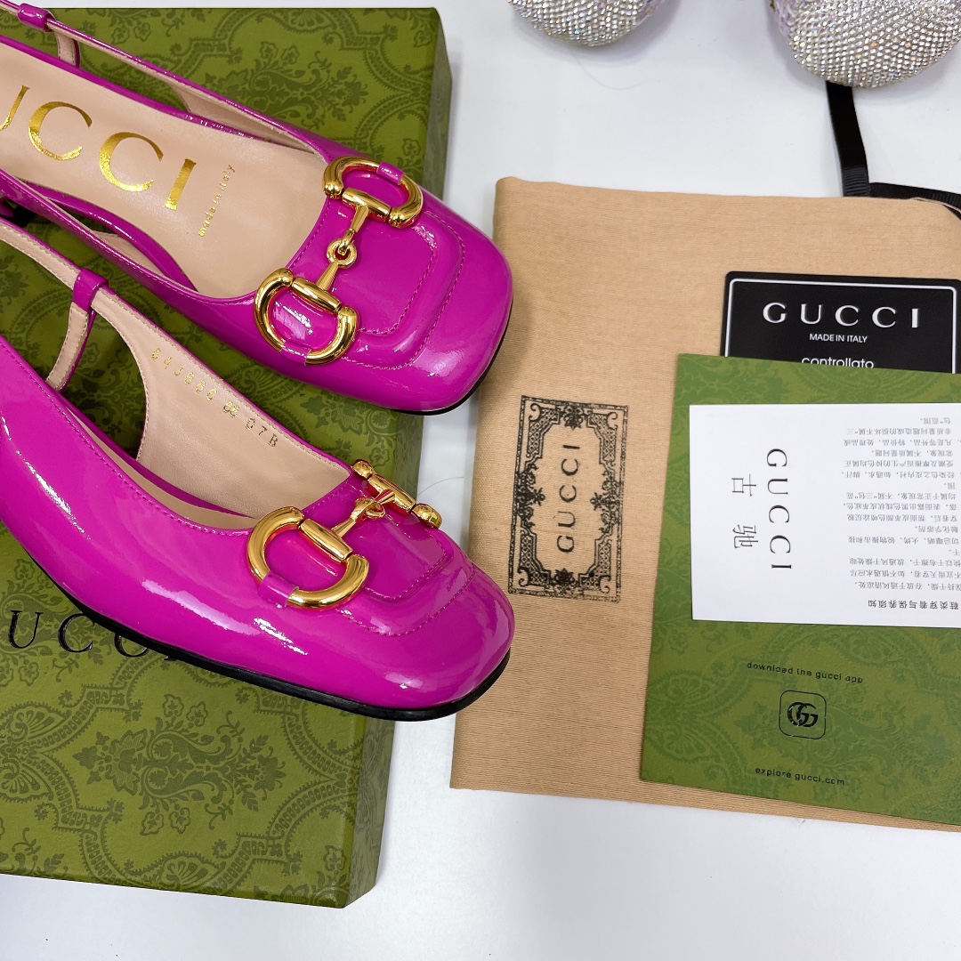 Gvc*1 Women’s Slingback With Horsebit Dark Pink For Women GG