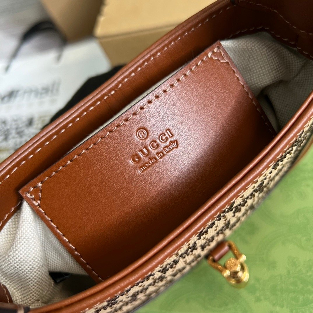 Gvc*1 Jackie 1961 Mini GG Shoulder Bag Beige For Women, Women’s Bags 7.5in/19cm GG 675799 21HRG 2687