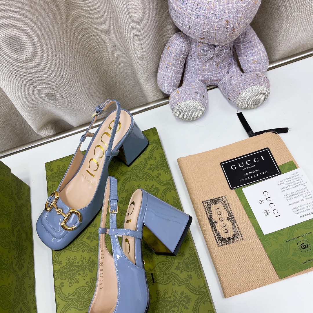 Gvc*1 Women’s Mid-Heel Slingback With Horsebit Jade Green For Women GG