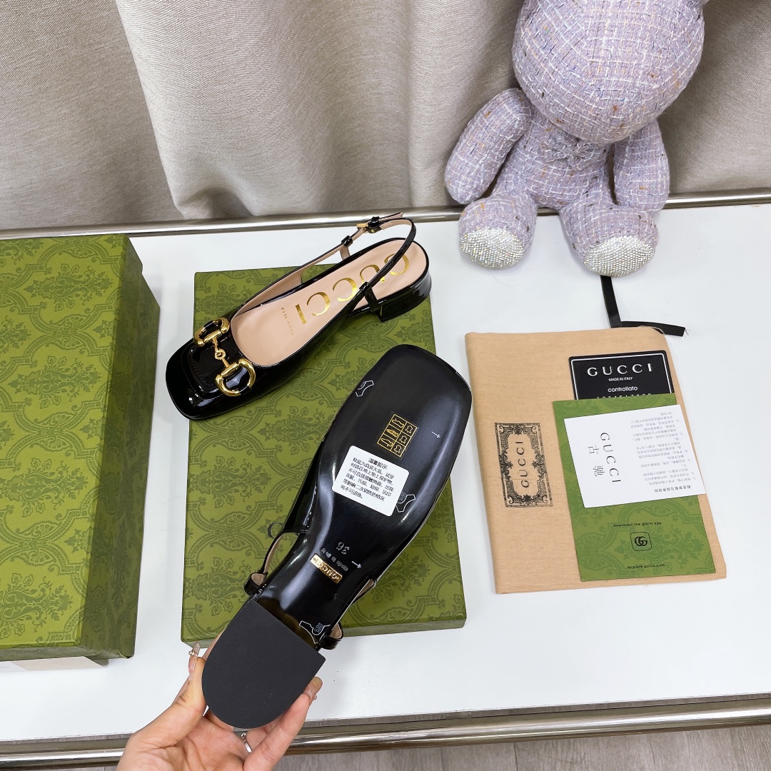 Gvc*1 Women’s Slingback With Horsebit Black For Women GG