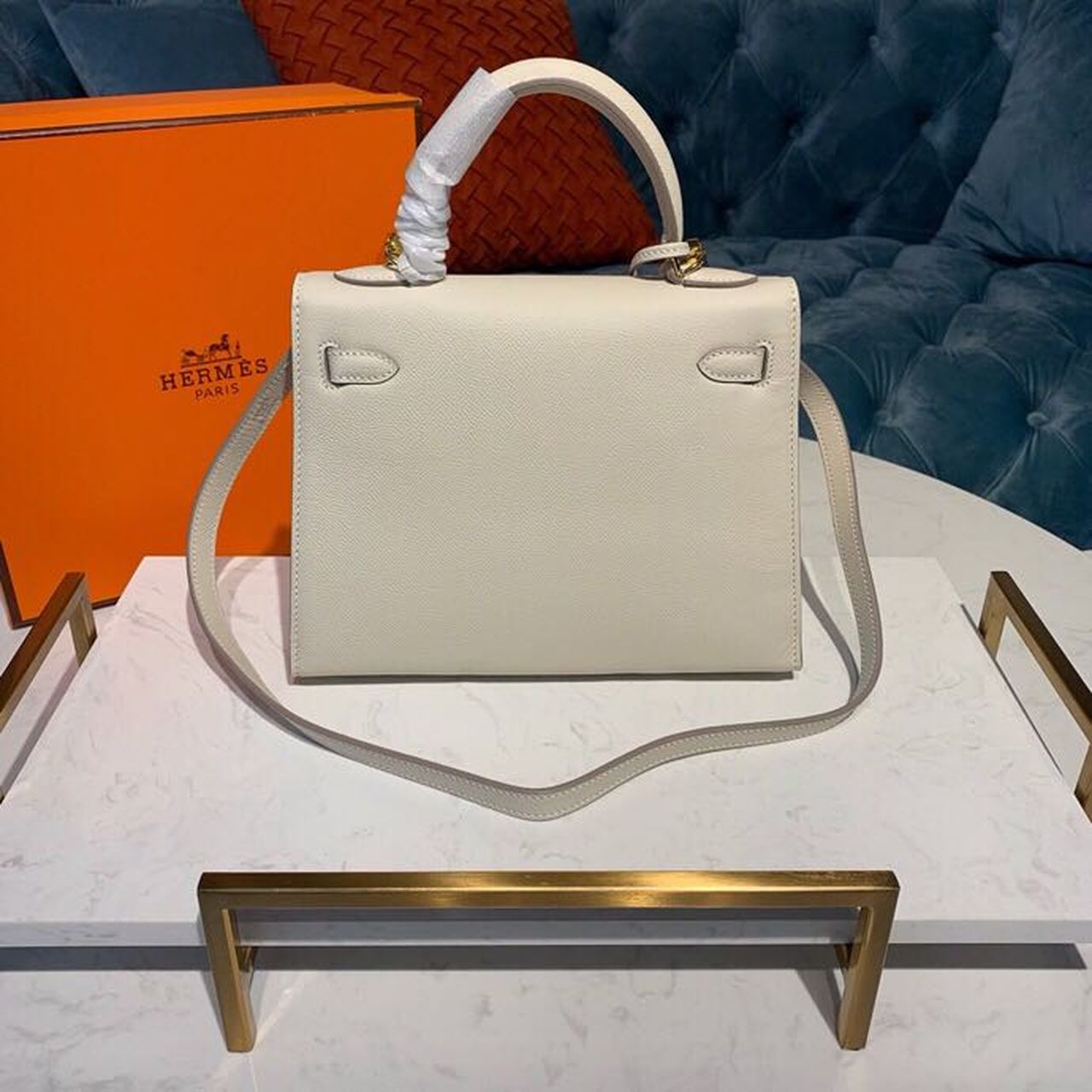 H**me5 Kelly Craie For Women Gold Toned Hardware 10in/25cm