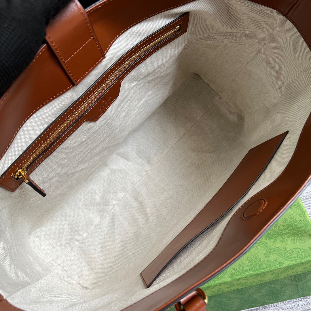 Gvc*1 GG Medium Tote Brown For Women, Women’s Bags 15in/38cm GG ‎‎631685 UM8IG 2546