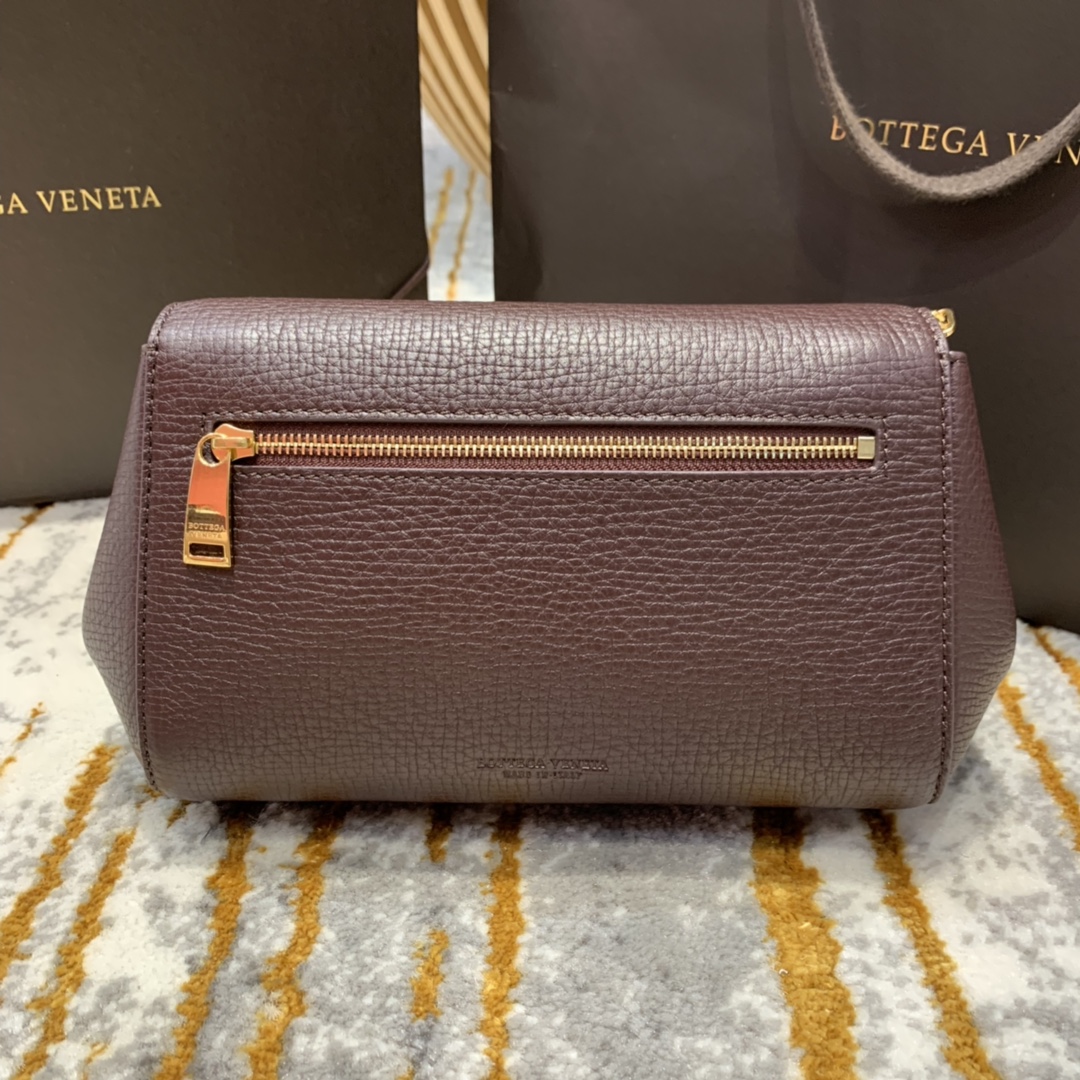 B0tt*ga Ven*ta Mini Angle Palmellato Bag Purple, For Women, Women’s Bags 7.5in/19cm