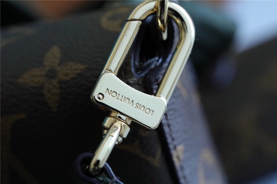 L0vis Vvtt0n Felicie Strap & Go Monogram Canvas Khaki Green For Women, Women’s Wallets 6.7in/17cm LV M80091