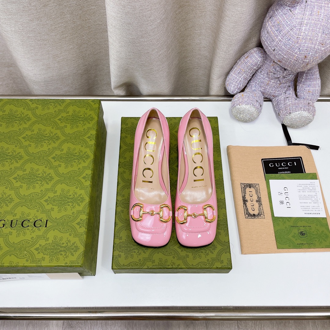 Gvc*1 Women’s Mid-Heel Ballet Flat With Horsebit Light Pink For Women GG