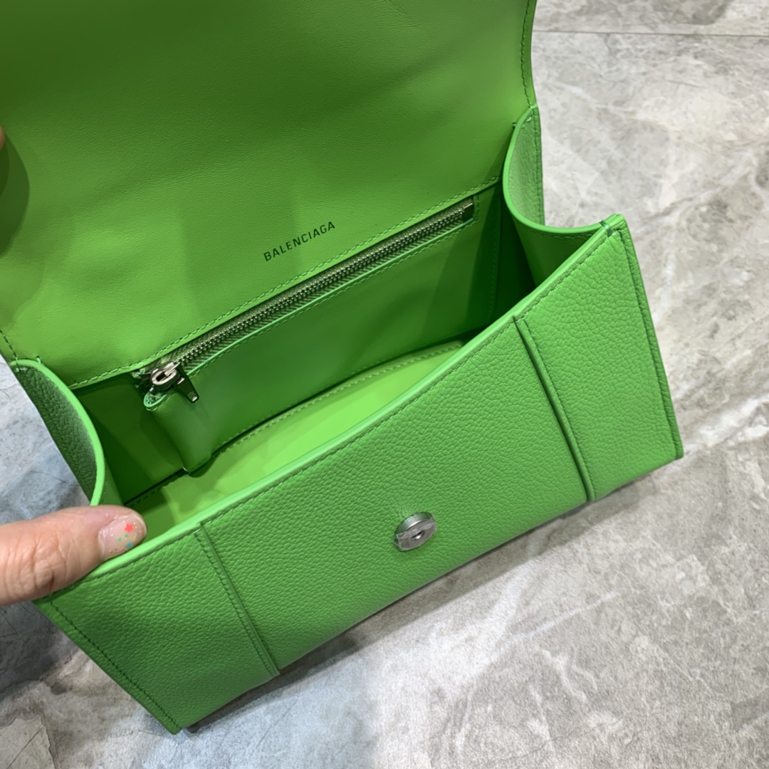 Ba1en*iaga Hourglass Small Handbag In Green, For Women, Women’s Bags 9in/23cm