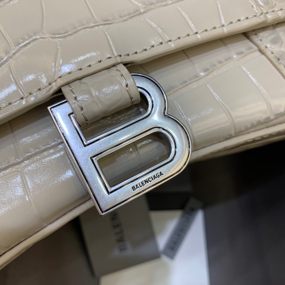 Ba1en*iaga Hourglass Small Handbag In Beige, For Women, Women’s Bags 9in/23cm