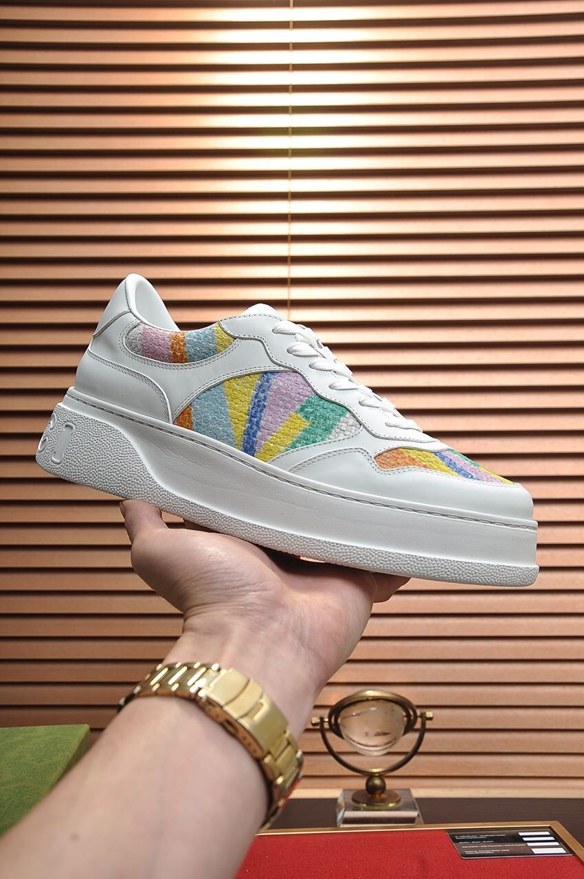 Gvc*1 Men’s Sneaker With Pale Rainbow White For Men ‎669582