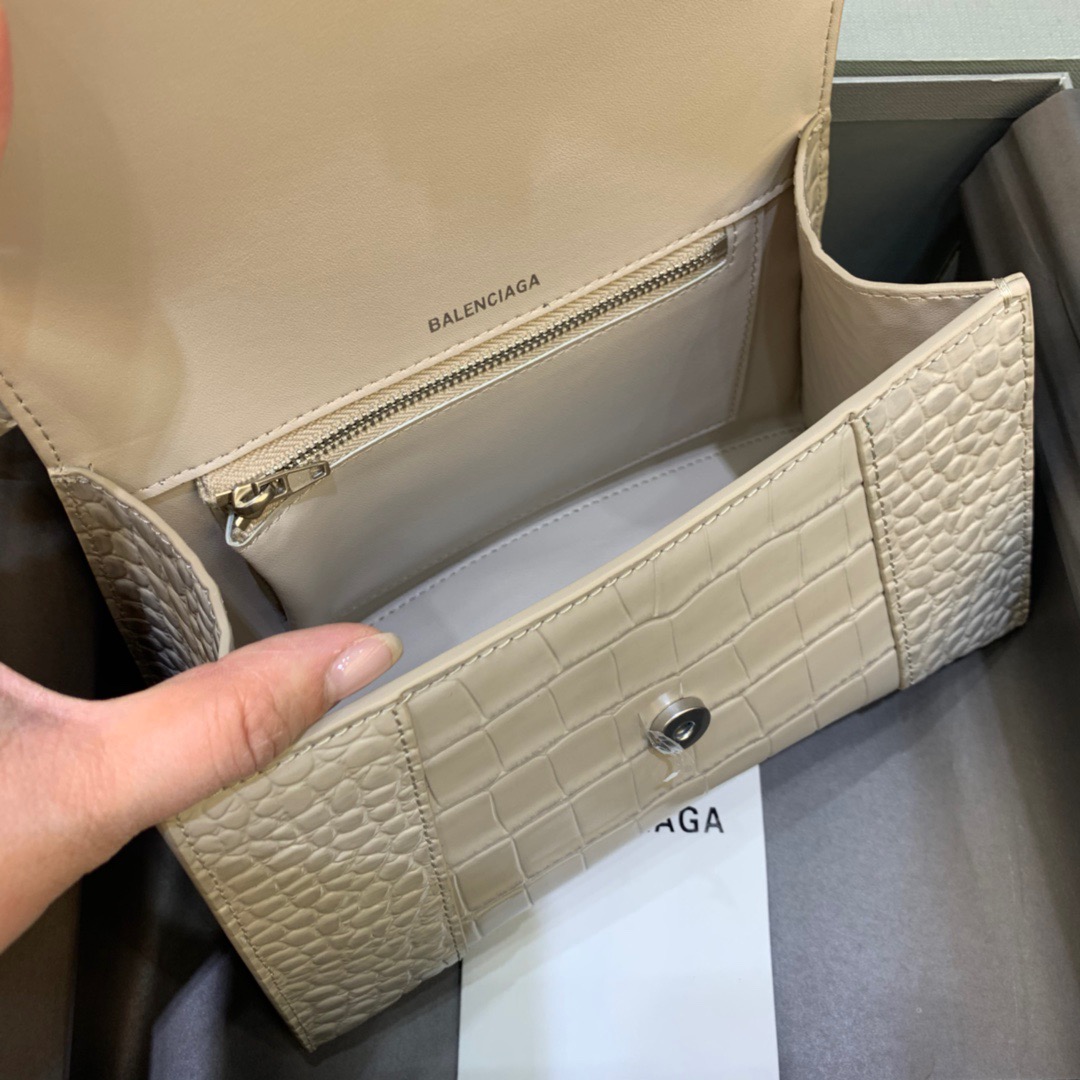 Ba1en*iaga Hourglass Small Handbag In Beige, For Women, Women’s Bags 9in/23cm