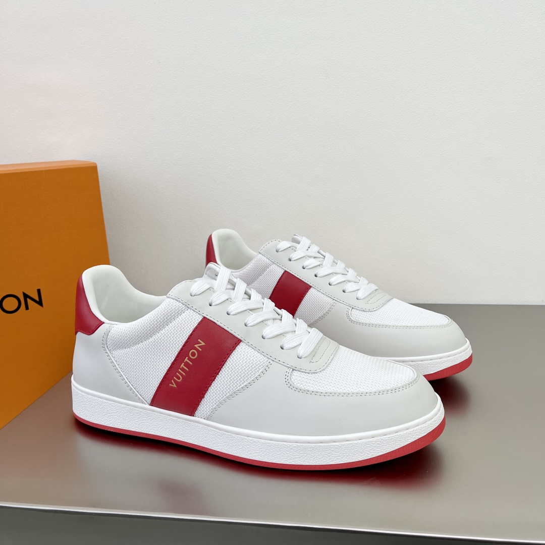 L0vis Vuittion Rivoli Line Sneaker White For Men LV