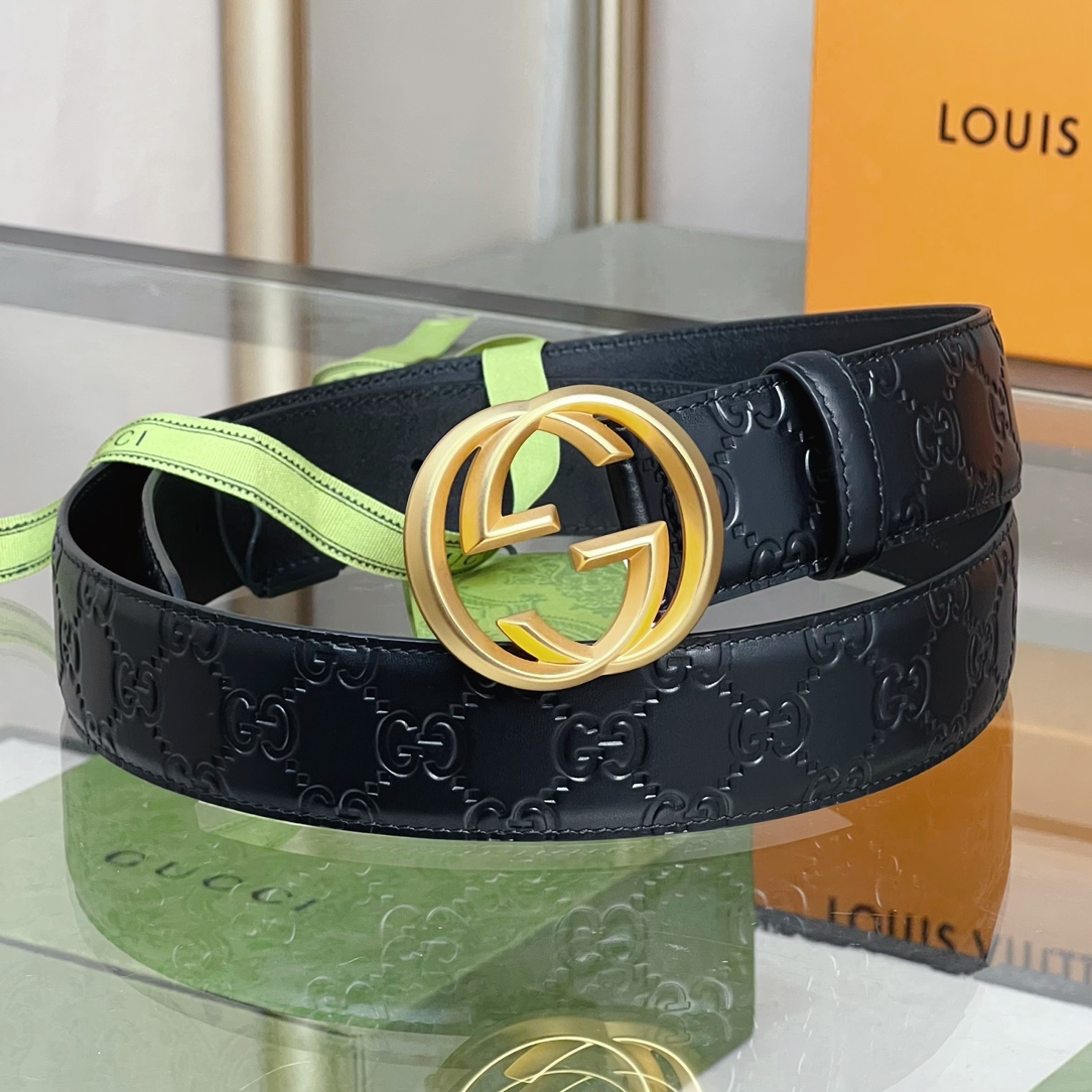 Gvc*1 GG Marmont Reversible Belt Black