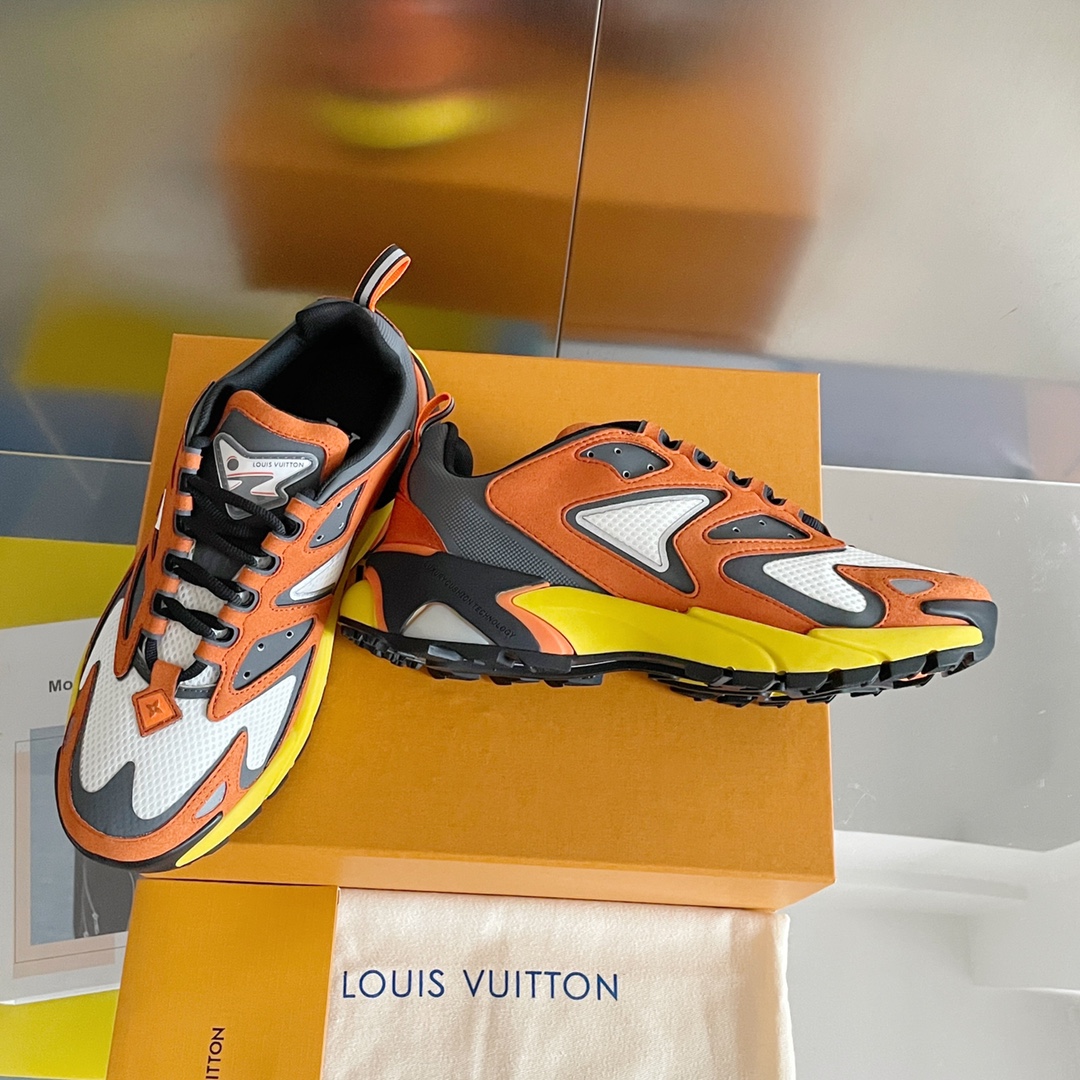 L0vis Vvtt0n Men’s LV Runner Tatic Sneaker Orange For Men LV