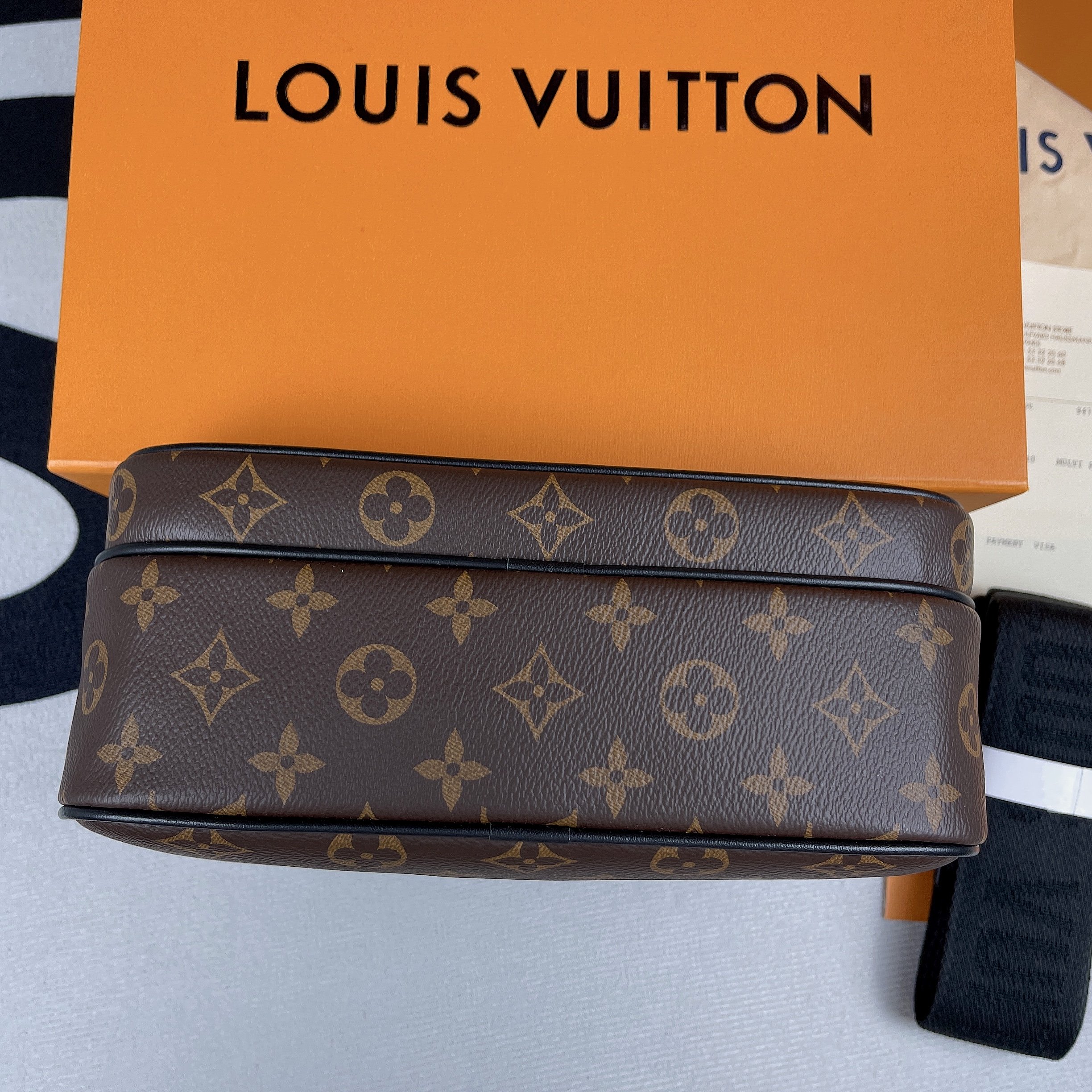 L0vis Vvtt0n S-Lock Messenger Monogram Macassar For Men, Men’s Bags, Shoulder And Crossbody Bags 8.7in/22cm LV M45806