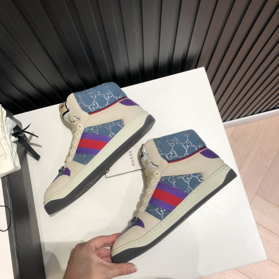 Gvc*1 Women’s Screener GG High-Top Blue For Women 5637309