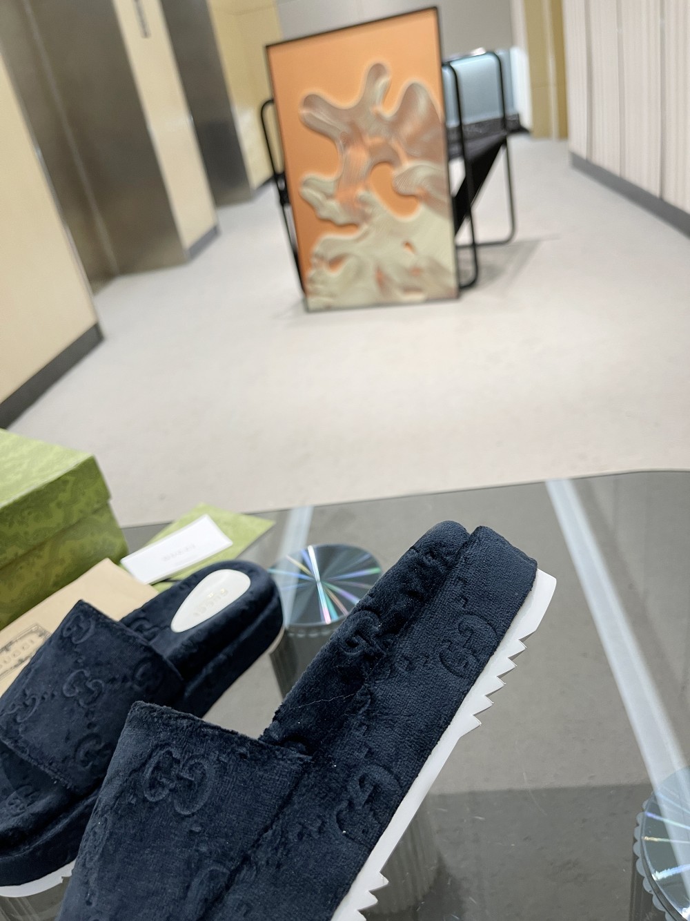 Gvc*1 Women’s GG Platform Sandal Black For Women GG